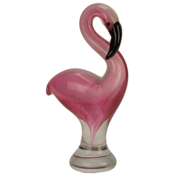 FLAMANT ROSE EN VERRE