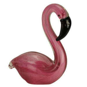 FLAMANT ROSE EN VERRE