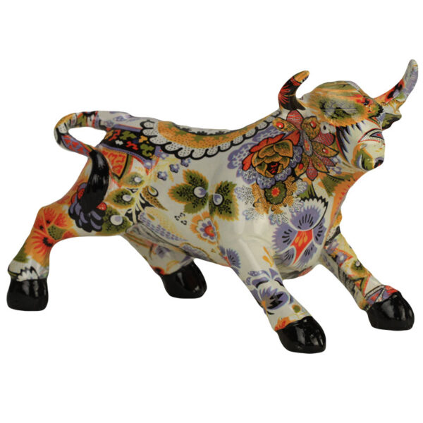 TAUREAU EN RESINE