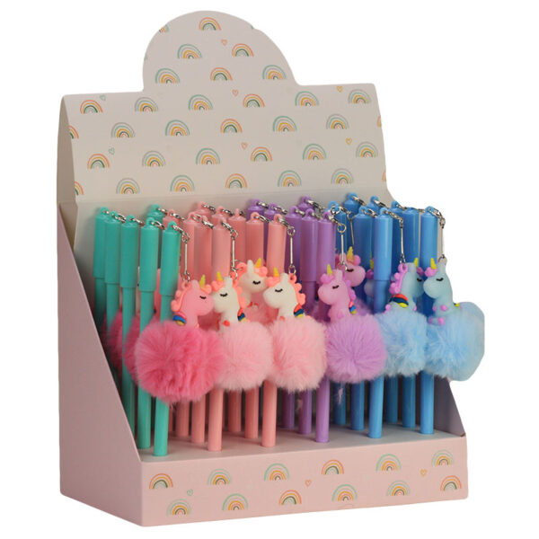 STYLO POMPON LICORNE